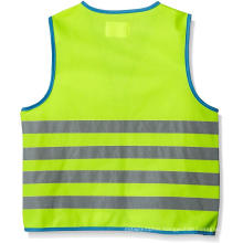 Child safety vest with 4 refletive stripes